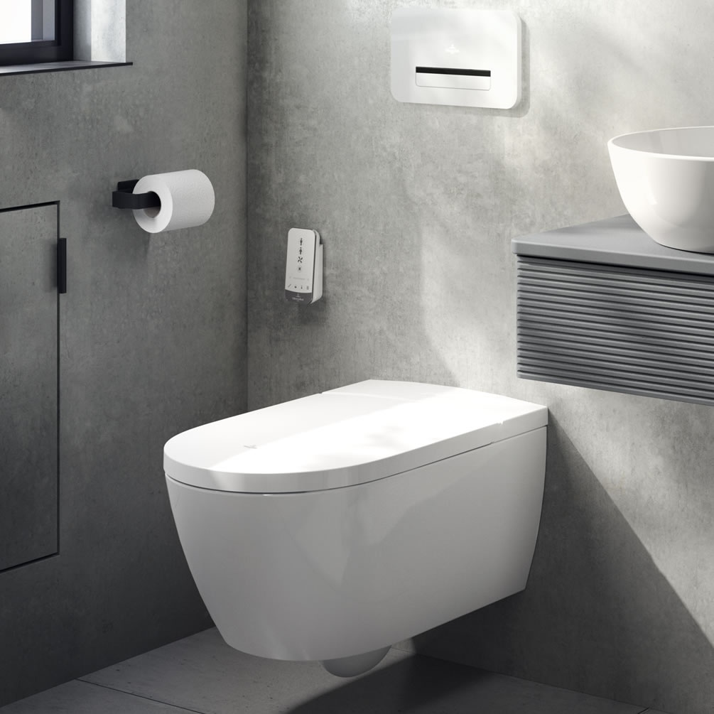 Lifestyle image of Villeroy & Boch Vi-Clean I-200 Wall-Hung Shower Toilet